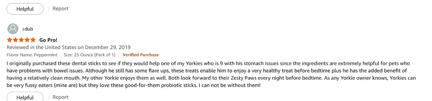 Gut Health for Dogs: Signs, Supplements & What Actually Works (2026) Amazon verified review - bowel issues improved