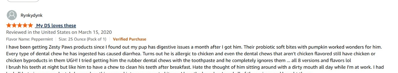 Gut Health for Dogs: Signs, Supplements & What Actually Works (2026) Amazon verified review - digestive issues