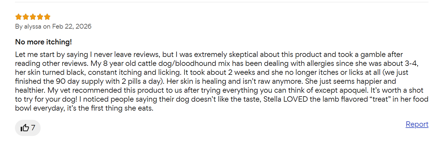 Zesty Paws Allergy Immune Bites customer reviews