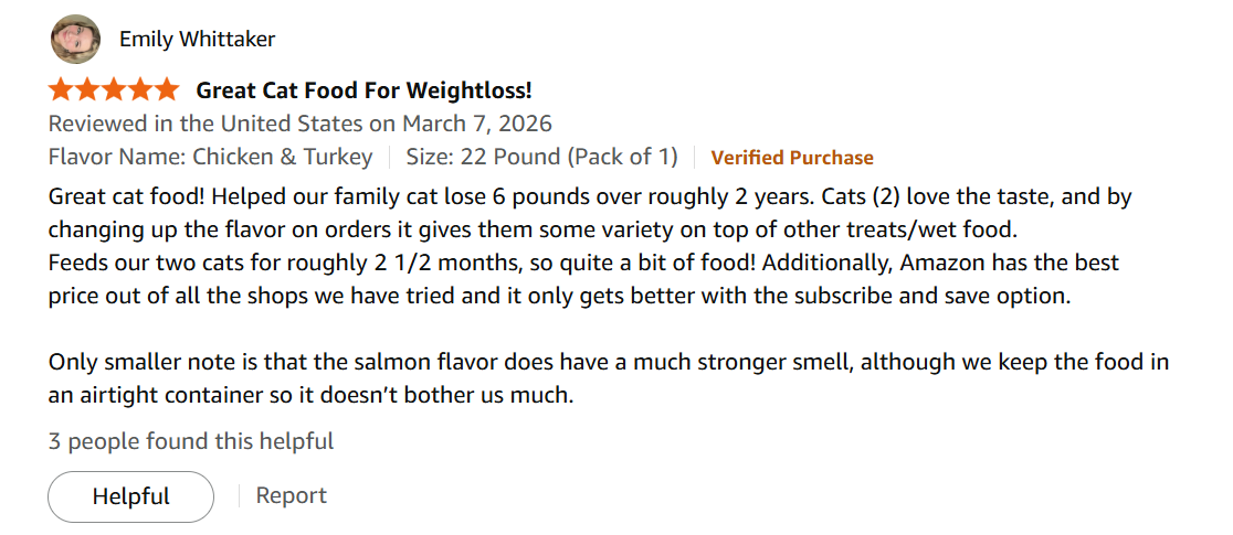 IAMS Proactive Health Dry Cat Food customer review